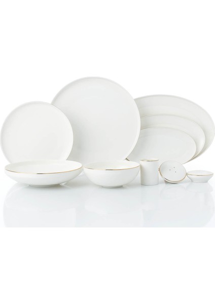 Diana Collection 60 Parça Gold Yemek Takımı A8084