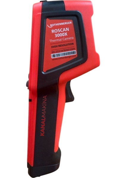 Roscan 3000X Termal Kamera Sıcak Soğuk Suya Duyarlı Wi-Fi Özellikli Yeni Seri modelleri