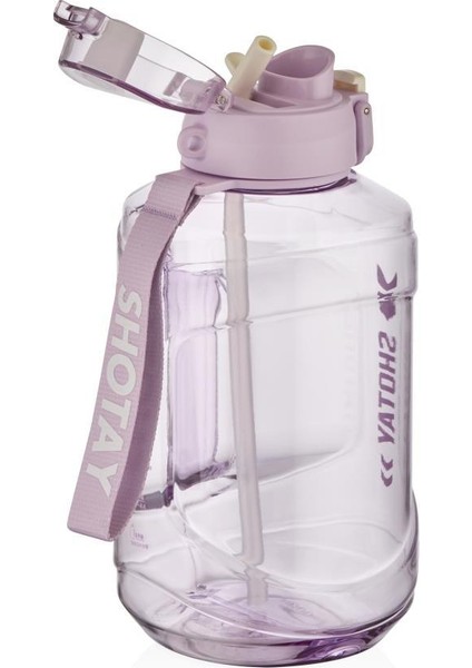 Medium Barrel Su Matarası Tritan Geniş Mor 1600ML fiyatları