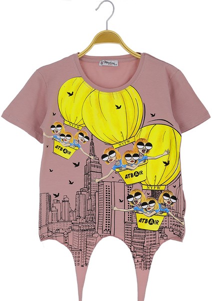 Kız Çocuk T-Shirt Balonlu