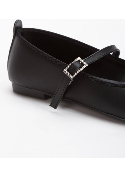 Kadın Hafif Günlük Kemerli Rahat Babet Siyah fırsatları