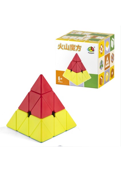 Dekompresyon Volkanı Rubik Küpü Eğitici Oyuncak Çocuk Hediyesi (Yurt Dışından)