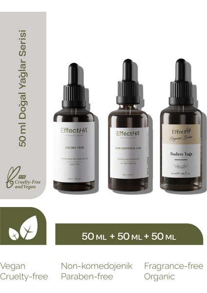 50 ml Doğal Yağlar Serisi Avantajlı Set