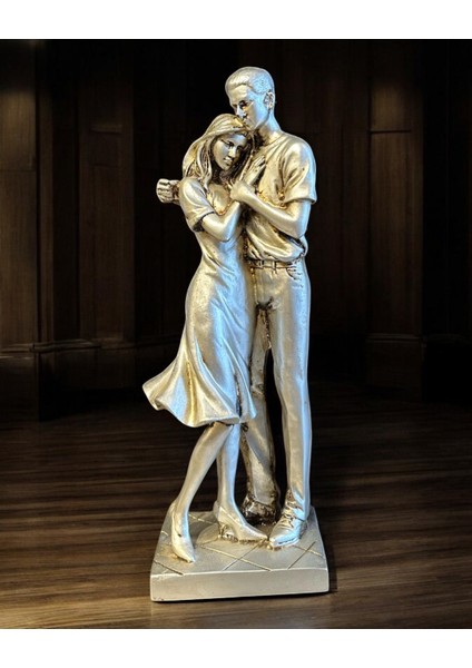 Sarılan Çift Gümüş Biblo fiyatları