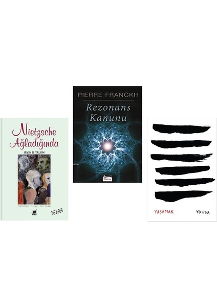 Nietzshe Agladiginda+Rezonans Kanunu+Yasamak=3 Set