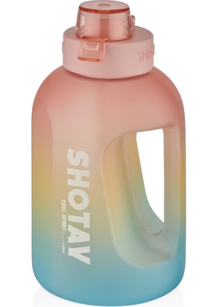 Colorful Su Matarası Tritan Pembe 1500ML