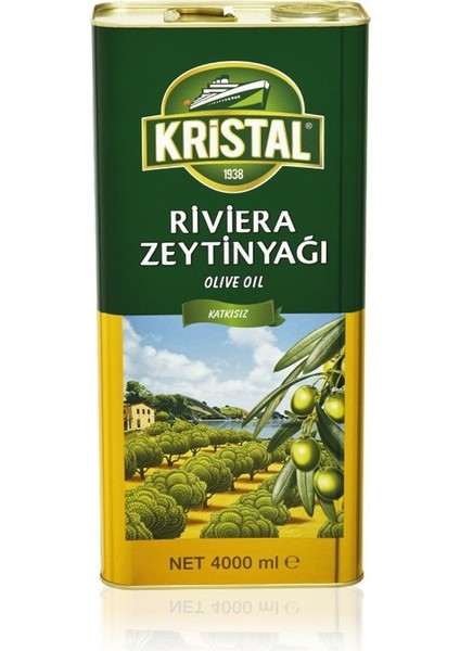 Riviera Zeytinyağı Teneke 4 Lt