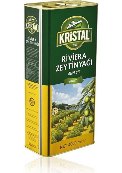 Riviera Zeytinyağı Teneke 4 Lt