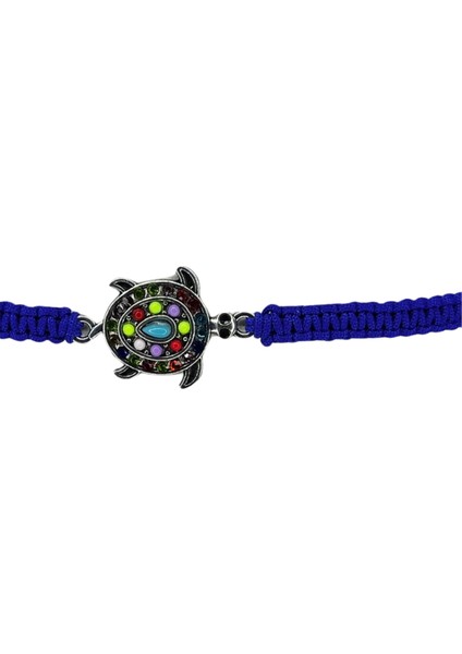 🐢 Bereket ve Uzun Ömrün Simgesi Kaplumbağa Makrome Bileklik 🐢