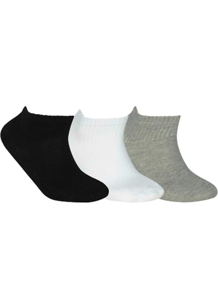 U Nopad Mid Cut 3 Pack Sock S192139-900 Unisex Multi Çorap