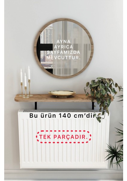140 cm Petek Üstü Tak Çıkar Raf-Dresuar Oval Kesim
