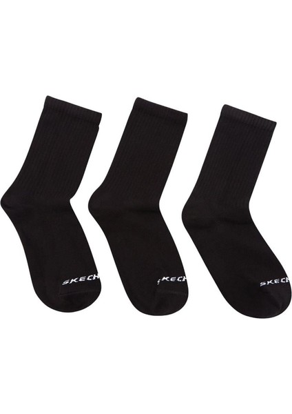 U Skx Paded Crew Cut S212283-001 Siyah Çorap