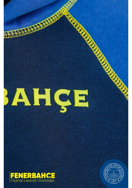 Lisanslı Kapüşonlu Mavi Erkek Sweat indirimleri