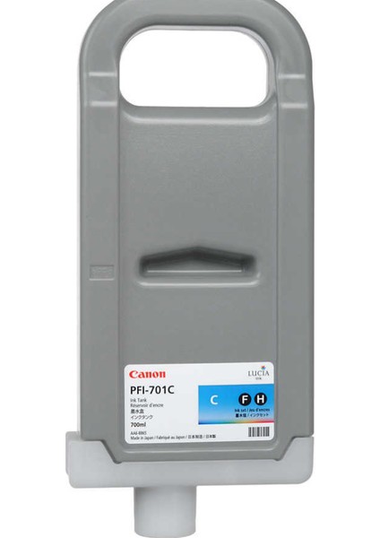 ® Canon PFI-701 C (Cyan) Mavi Mürekkep Kartuş 700 Ml. (0901B005)
