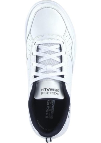 Go Walk Flex - Steady Up 216499Tk-Wnv Erkek Beyaz/Lacivert Koşu&Yürüyüş Ayakkabı modelleri