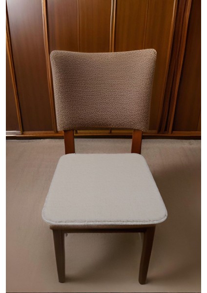 Kaymaz Sandalye Minderi 6'lı 40 x 40 Krem fiyatları