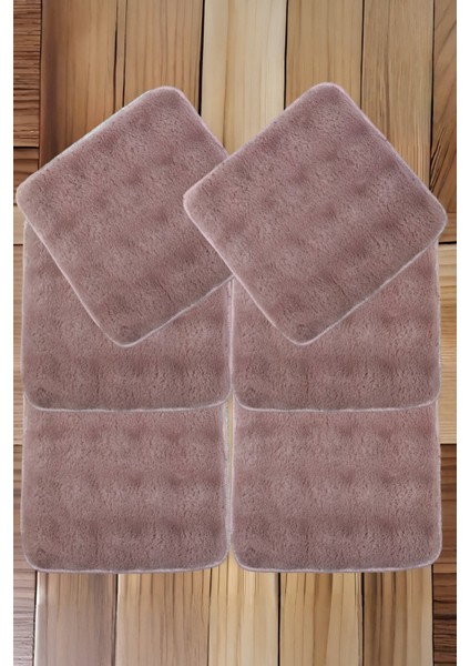 Bubble Kaymaz Sandalye Minderi 6'lı 40 x 40 Pembe