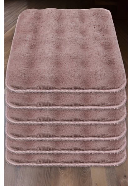 Bubble Kaymaz Sandalye Minderi 6'lı 40 x 40 Pembe