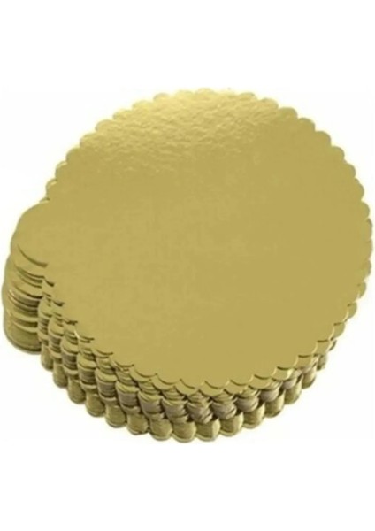 Pasta Altlığı Gold Mendi?l 11 cm Turta Kalin 50 Adet