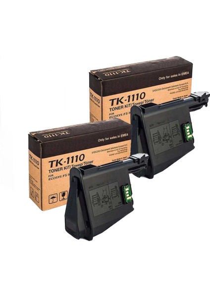 Kyocera TK-1110/ Kyocera Ecosys FS-1040 Muadil Toner 2 Li Avantajlı Paket