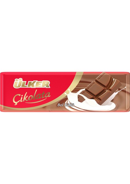 Bol Sütlü Baton Çikolata 30 gr x 12 Adet