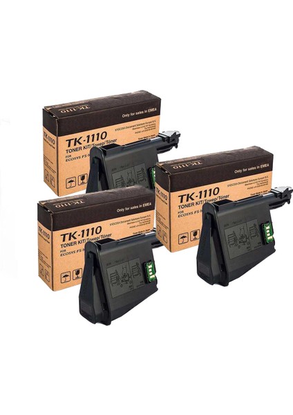 Kyocera TK-1110/ Kyocera Ecosys FS-1040 Muadil Toner 3 Lü