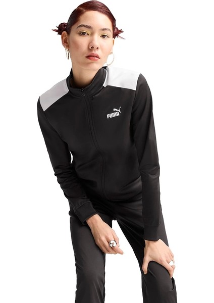 Poly Suit Kadın Siyah Günlük Stil Eşofman Takımı 68507501