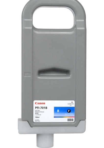 ® Canon PFI-701 B (Blue) Mavi Mürekkep Kartuş 700 Ml. (0908B005)