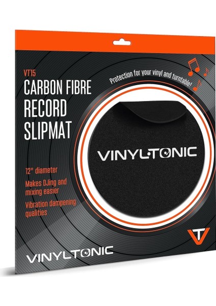 Vınyltonıc - Carbon Fıbre Record Slıp Mat - Karbon Fiber Pikap Keçesi(Tekli) fiyatları