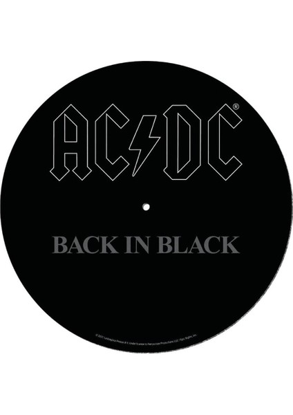 Ac / Dc Back In Black Pikap Keçesi Slıp Mat
