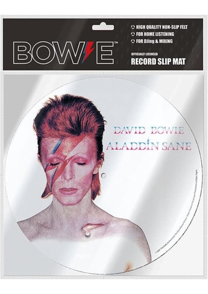 David Bowie Aladdin Sane Pikap Keçesi Slıp Mat