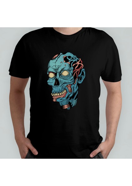 Zombi Zombie Walking Dead %100 Pamuklu Bisiklet Yaka T-Shirt Model 9