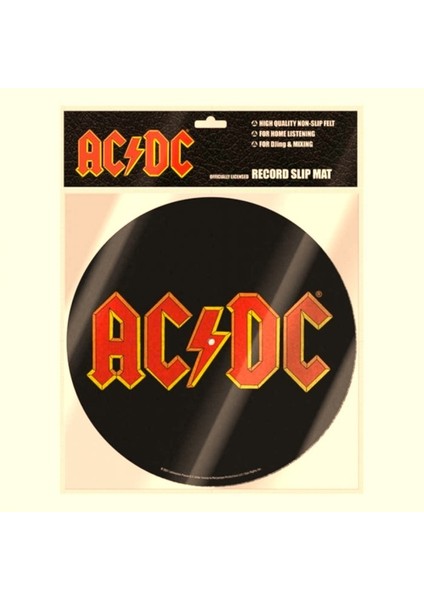 Ac / Dc Kırmızı Baskılı Pikap Keçesi Slıp Mat fiyatları