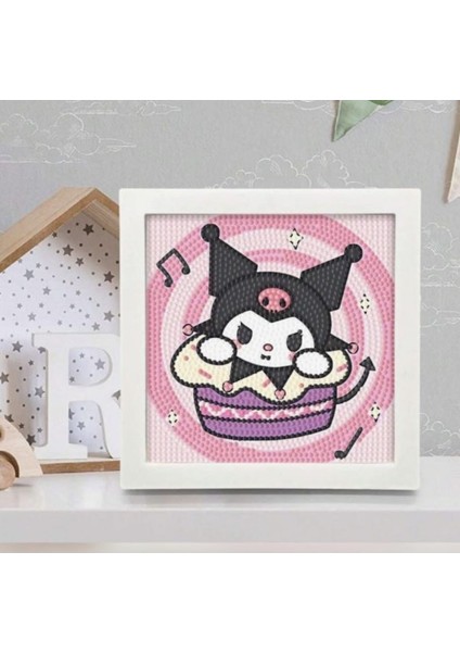 Kuromi Elmas Mozaik Kendin Yap Dıy Boyama Seti Boncuklu Taşlı Tablo (Çerçeveli) Sanat Kit fırsatları