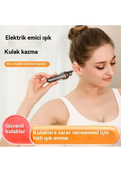 Ev Çocuk Yetişkin Görünür Şerit Işık Parlayan Kulak Kaşık Temizleyici (Yurt Dışından)