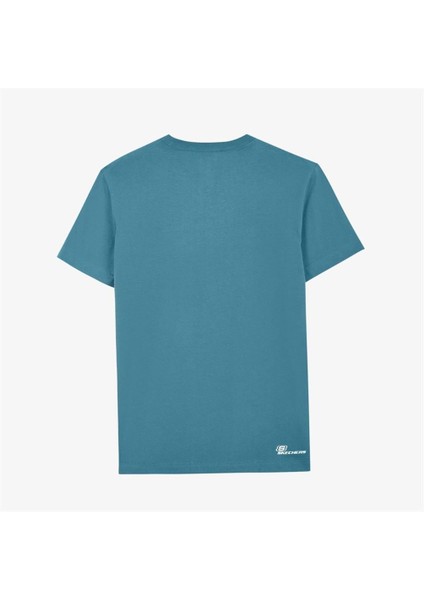 M Graphıc Tee T-Shırt S212196-405 Mavi Tişört modelleri