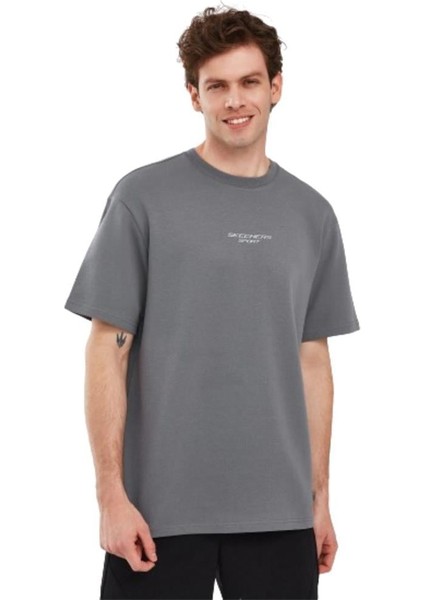 Graphic T-Shirt M Short Sleeve S231094-003 Gri Tişört