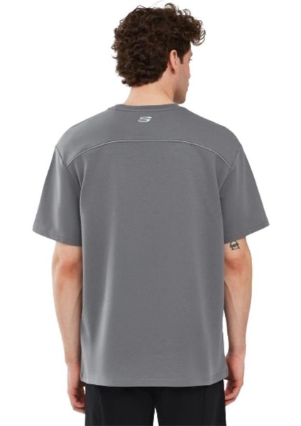 Graphic T-Shirt M Short Sleeve S231094-003 Gri Tişört modelleri