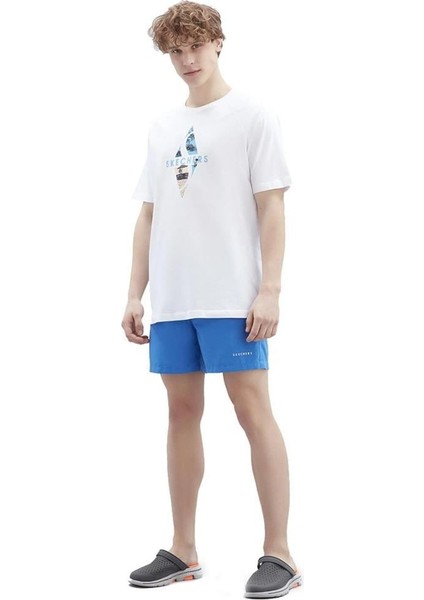 Swımwear Short S211654-400 Erkek Mavi Şort