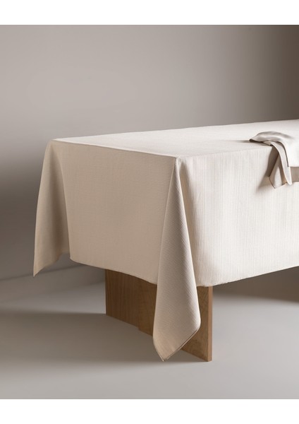 Nostang Masa Örtüsü - Bej - 145 x 145 cm