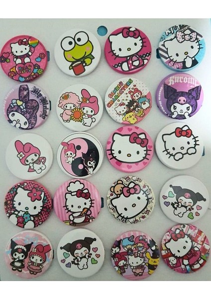 20 Adet Hello Kitty Rozeti