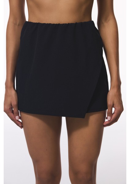 Skirt Siyah Deniz Şortu