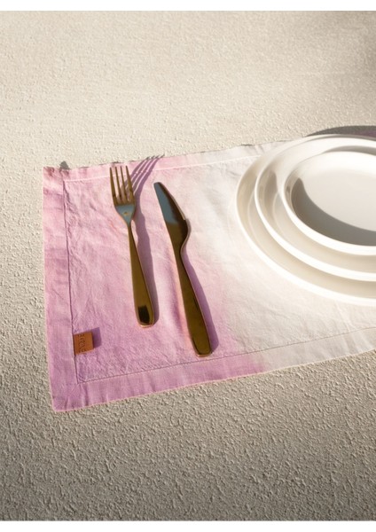Ombre Servis Altlığı 2'li Pembe 35 x 50