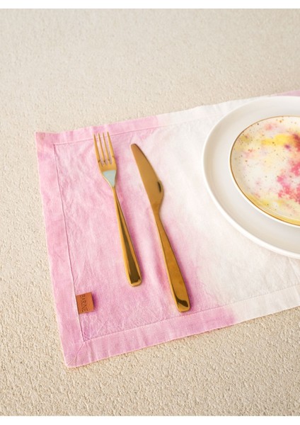 Ombre Servis Altlığı 2'li Pembe 35 x 50