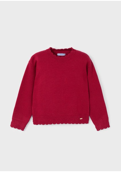 Kız Çocuk Kazak Kırmızı 4355