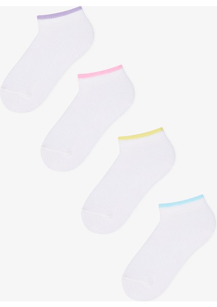 Kız Çocuk Sweet Tones 4lü Patik Çorap