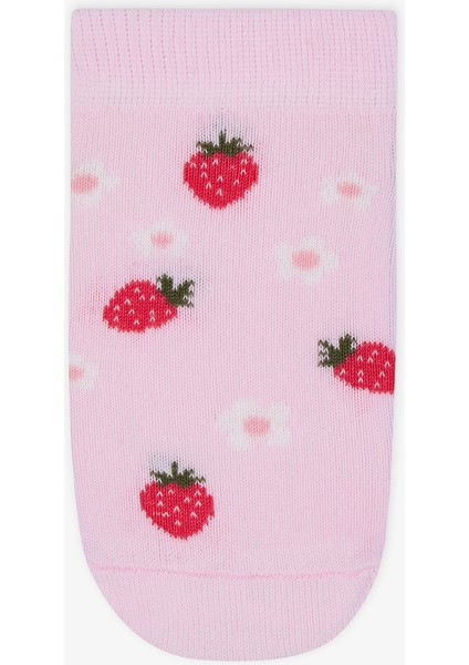 Kız Çocuk Bow Cherry Çok Renkli 3lü Patik Çorap fırsatları