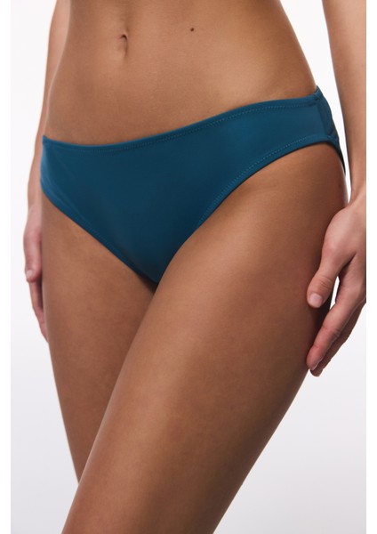 Petrol Rengi Orta Bel Slip Bikini Altı modelleri
