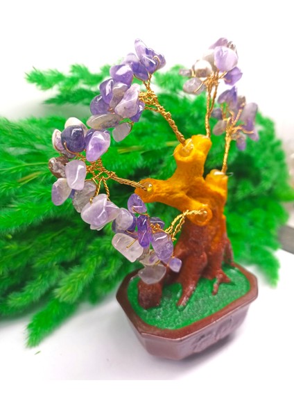 Ametist Doğal Taş Ağaç (15 cm ) fiyatları