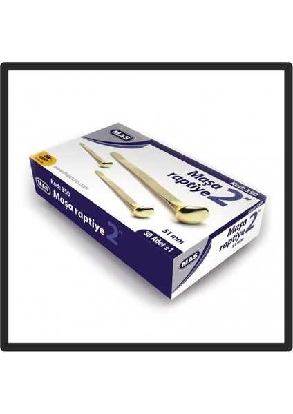 Maşa Raptiye 51 mm No:2 - 6 Kutu